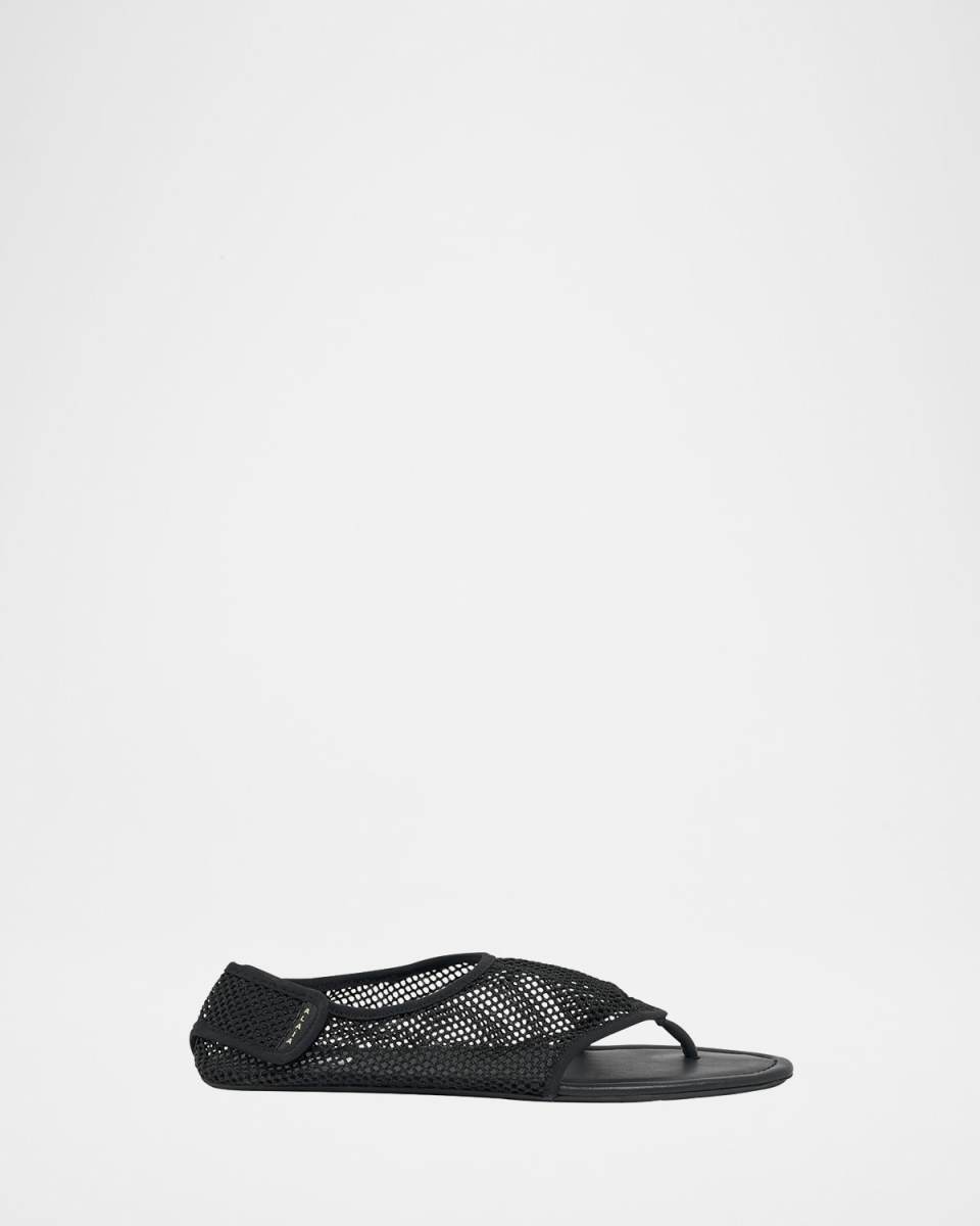Mesh Thong Sandals